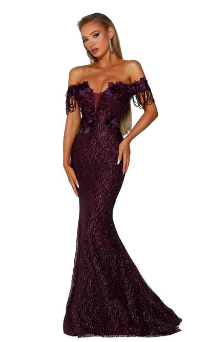 Portia and Scarlett Long Formal Evening Gown 6001S - The Dress Outlet