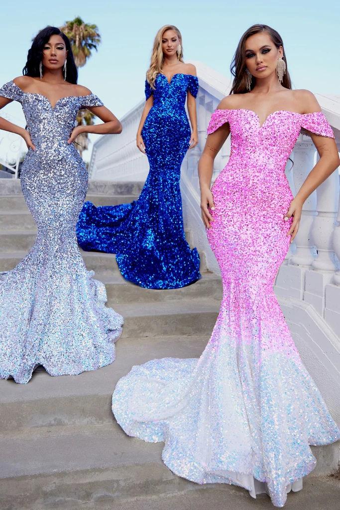 Portia and Scarlett Long Formal Mermaid Gown 22353 - The Dress Outlet