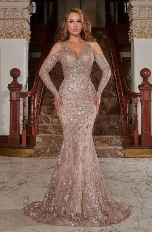 Portia and Scarlett Long Formal Mermaid Gown 22909 - The Dress Outlet