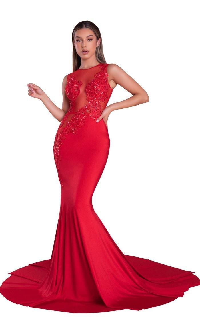 Portia And Scarlett 21108 Long Formal Prom Dress