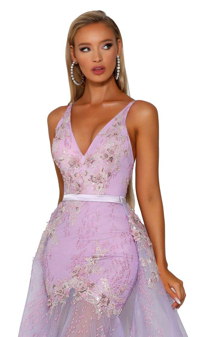 Portia And Scarlett 6016S Long Formal Prom Dress