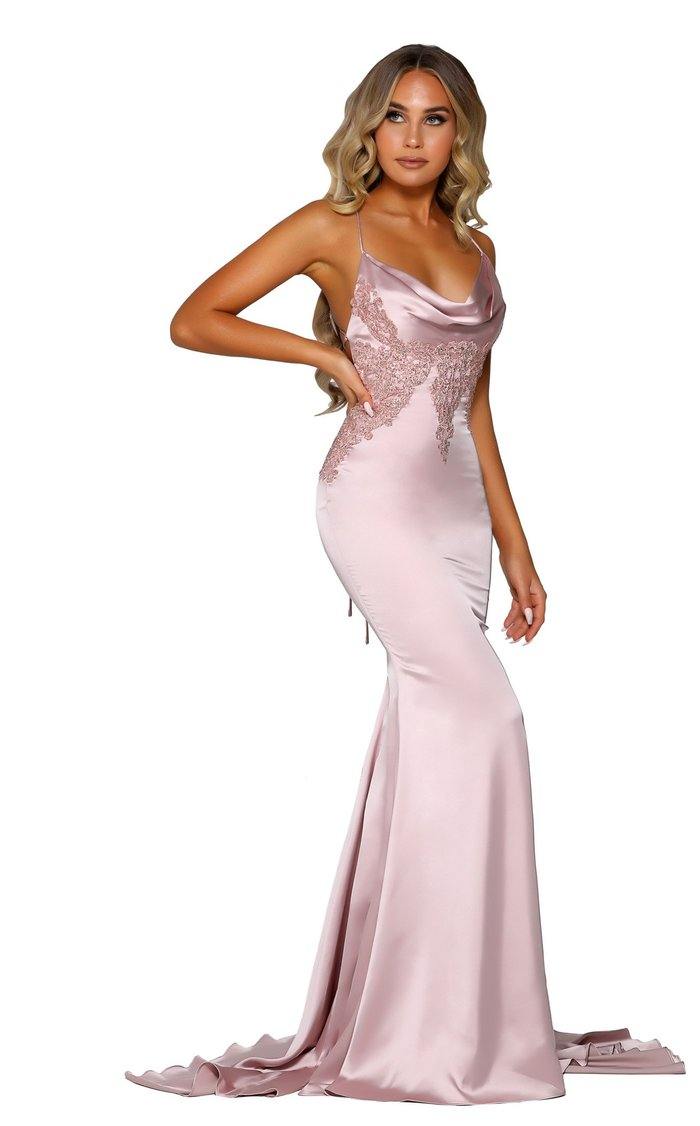 Portia And Scarlett Long Fitted Prom Dress PS6300 - The Dress Outlet