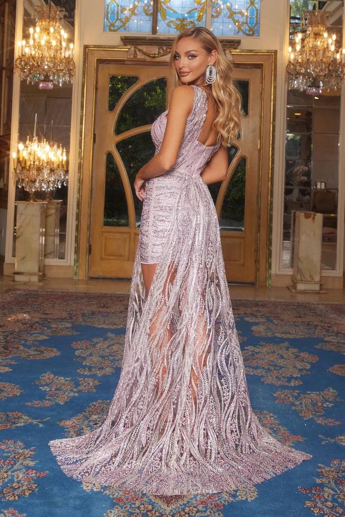 Portia And Scarlett 22040 Long Halter Prom Dress