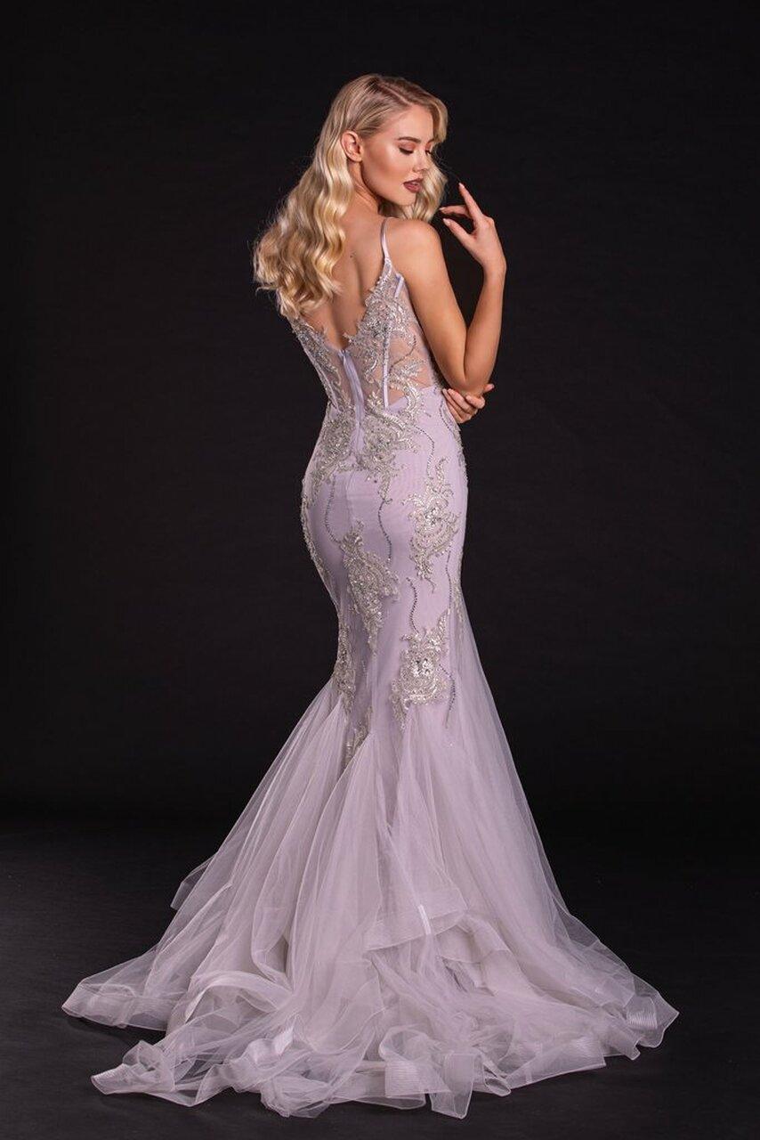 Portia And Scarlett 21104 Long Mermaid Gown