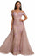 Portia and Scarlett Off Shoulder Long Gown 6015S - The Dress Outlet