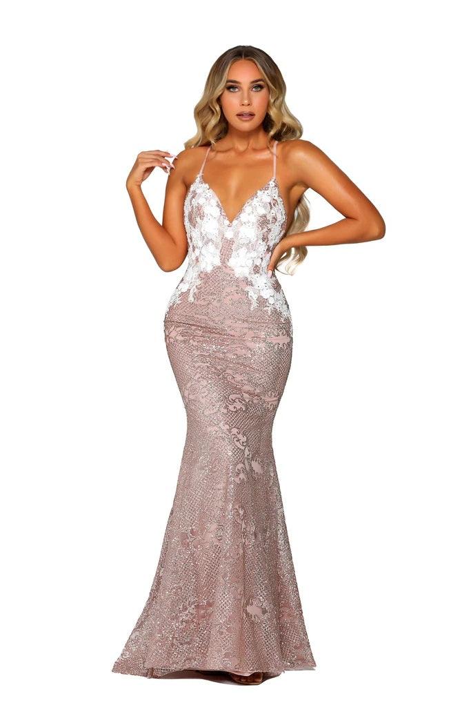 Portia and Scarlett Prom Formal Long Gown 6396 - The Dress Outlet