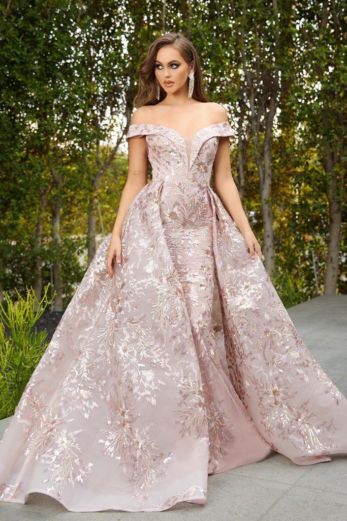 Portia and Scarlett Prom Long Ball Gown 21037 - The Dress Outlet