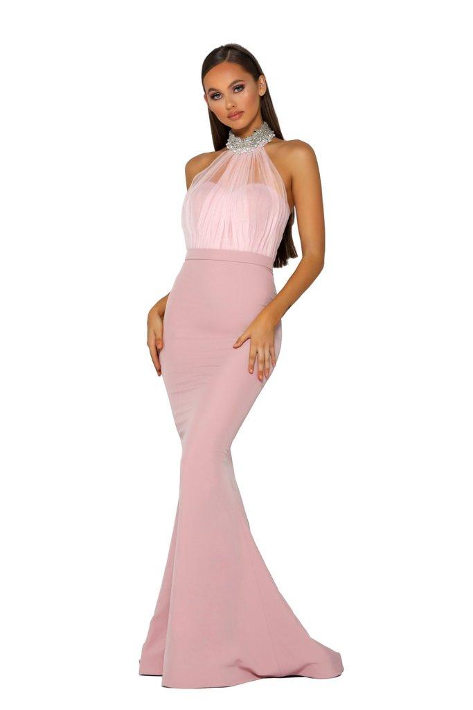 Portia and Scarlett Prom Long Bridesmaid Dress 5028 - The Dress Outlet