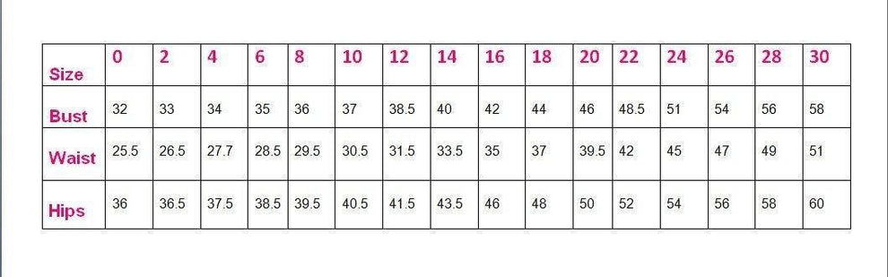 Portia And Scarlett 22211 Prom Long Formal Dress size chart