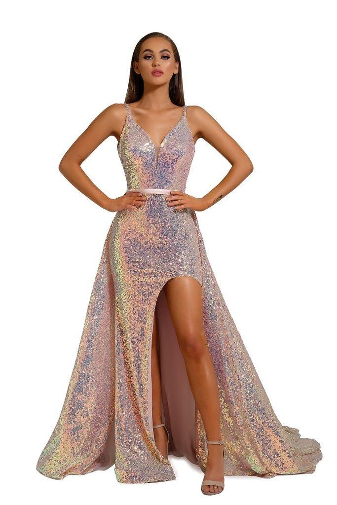 Portia and Scarlett Prom Long Formal Dress 6116S - The Dress Outlet