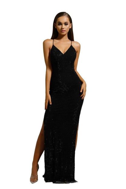 Portia And Scarlett Prom Long Fitted Dress PS6326 - The Dress Outlet