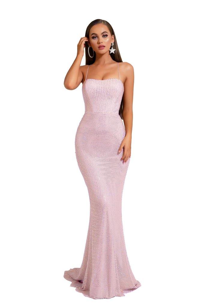 Portia And Scarlett Prom Long Fitted Dress PS6328 - The Dress Outlet