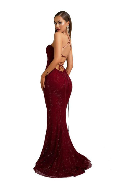 Portia And Scarlett Prom Long Fitted Dress PS6328 - The Dress Outlet