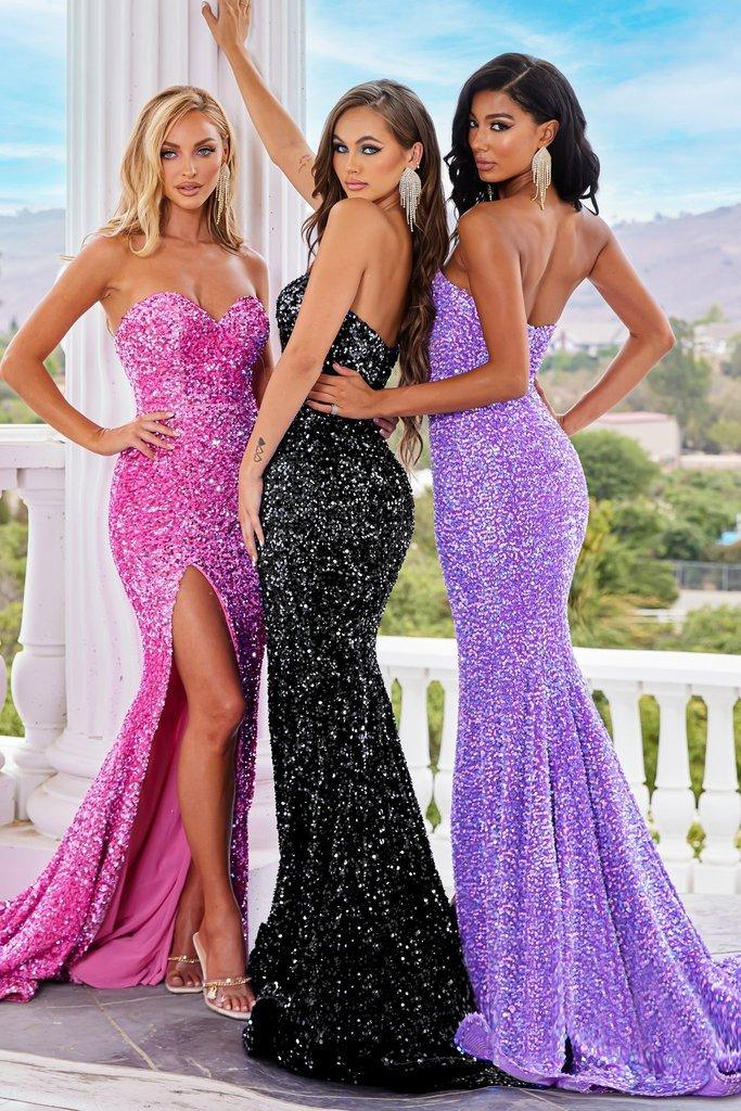 Portia and Scarlett Prom Long Strapless Dress 22348 - The Dress Outlet