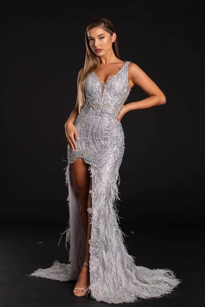 Portia and Scarlett Prom Sleeveless Long Gown 21228 - The Dress Outlet