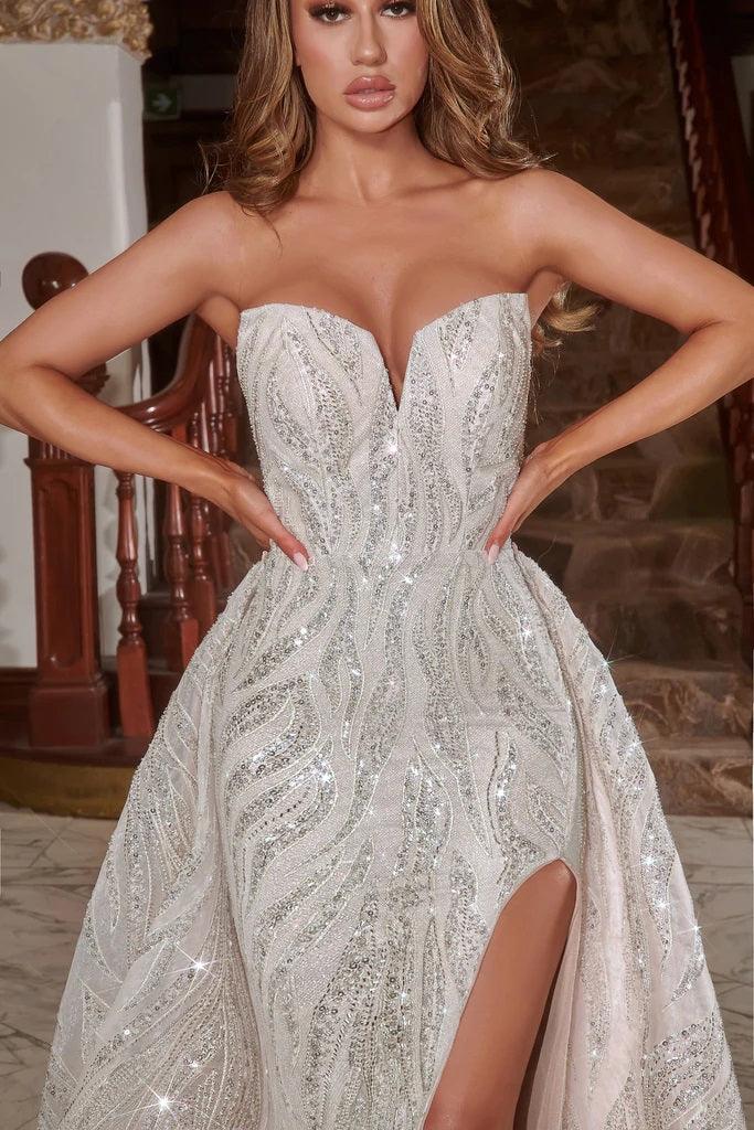 Portia And Scarlett 22017 Prom Strapless Long Gown