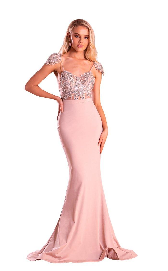 Portia and Scarlett Sexy Fitted Prom Dress PS21191 - The Dress Outlet