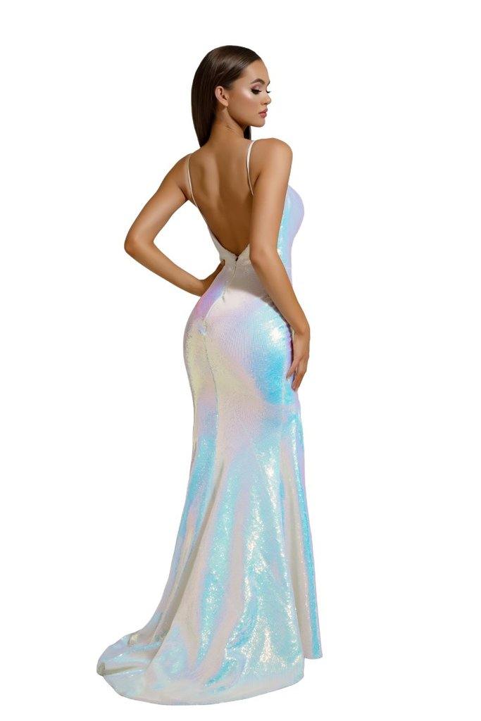 Portia And Scarlett Sexy Long Fitted Prom Dress PS6521 - The Dress Outlet