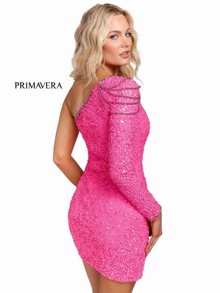 Primavera Couture Beaded Short Prom Dress 3853