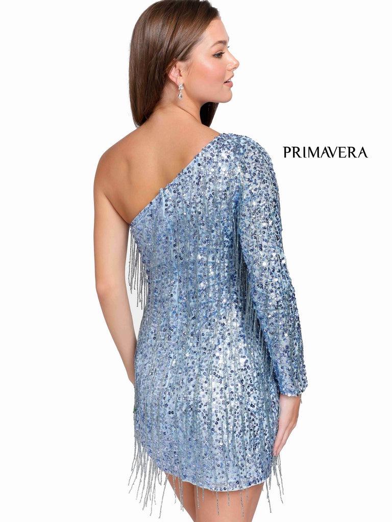 Primavera Couture Beaded Short Prom Dress 3858 - The Dress Outlet