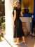 Primavera Couture Cap Sleeve Tea Length Dress 11074 - The Dress Outlet