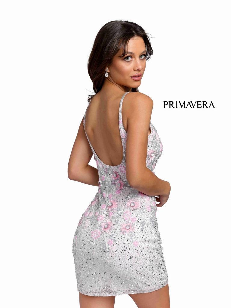 Primavera Couture Fitted Short Prom Dress 3862
