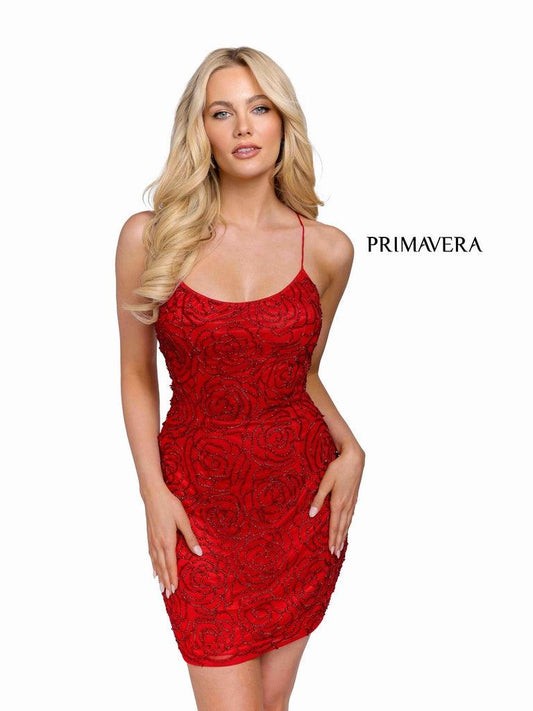Primavera Couture Homecoming Prom Short Dress 3558 - The Dress Outlet