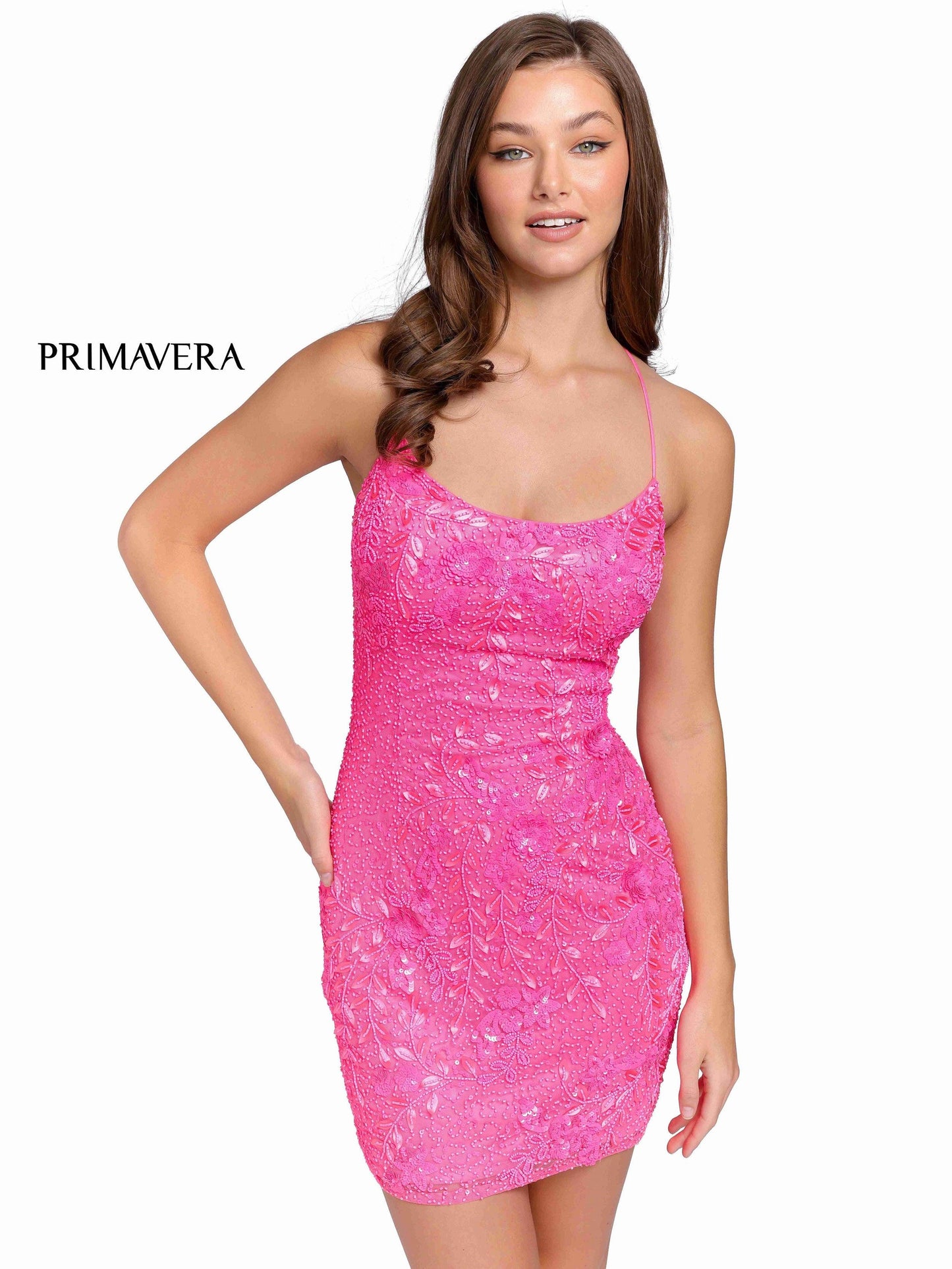 Primavera Couture Homecoming Short Prom Dress 3816 - The Dress Outlet