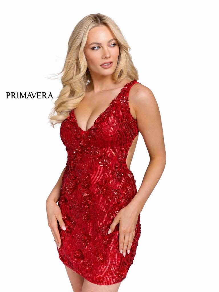 Primavera Couture Homecoming Short Prom Dress 3850 - The Dress Outlet