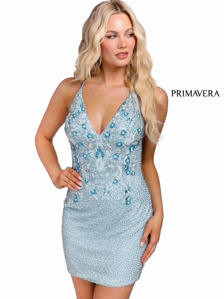 Primavera Couture Homecoming Short Prom Dress 3859