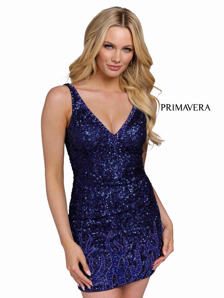 Primavera Couture Prom Short Cocktail Dress 3847 - The Dress Outlet