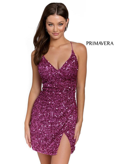 Primavera Couture Sexy Fitted Short Prom Dress 3891 - The Dress Outlet