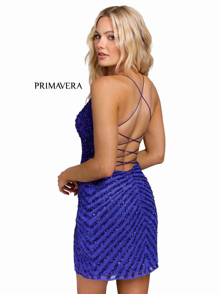 Primavera Couture Sexy Short Fitted Prom Dress 3861 - The Dress Outlet