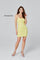Homecoming Dresses Sexy Short Prom Dress Yellow