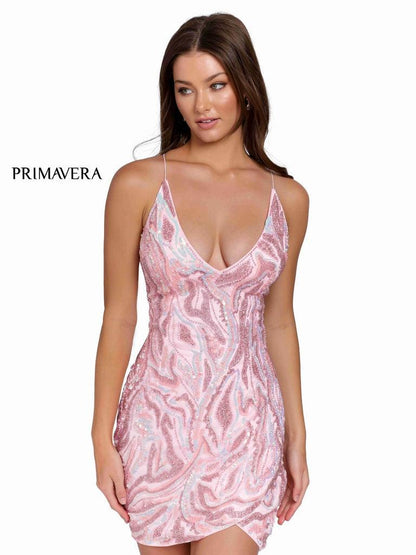 Primavera Couture Sexy Short Prom Dress 3844 - The Dress Outlet