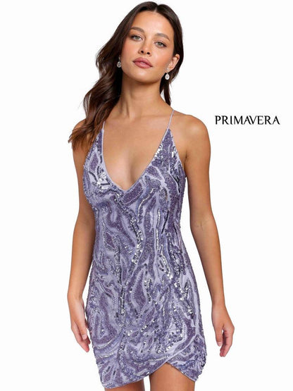 Primavera Couture Sexy Short Prom Dress 3844 - The Dress Outlet