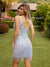 Primavera Couture Short Fitted Prom Dress 3805 - The Dress Outlet