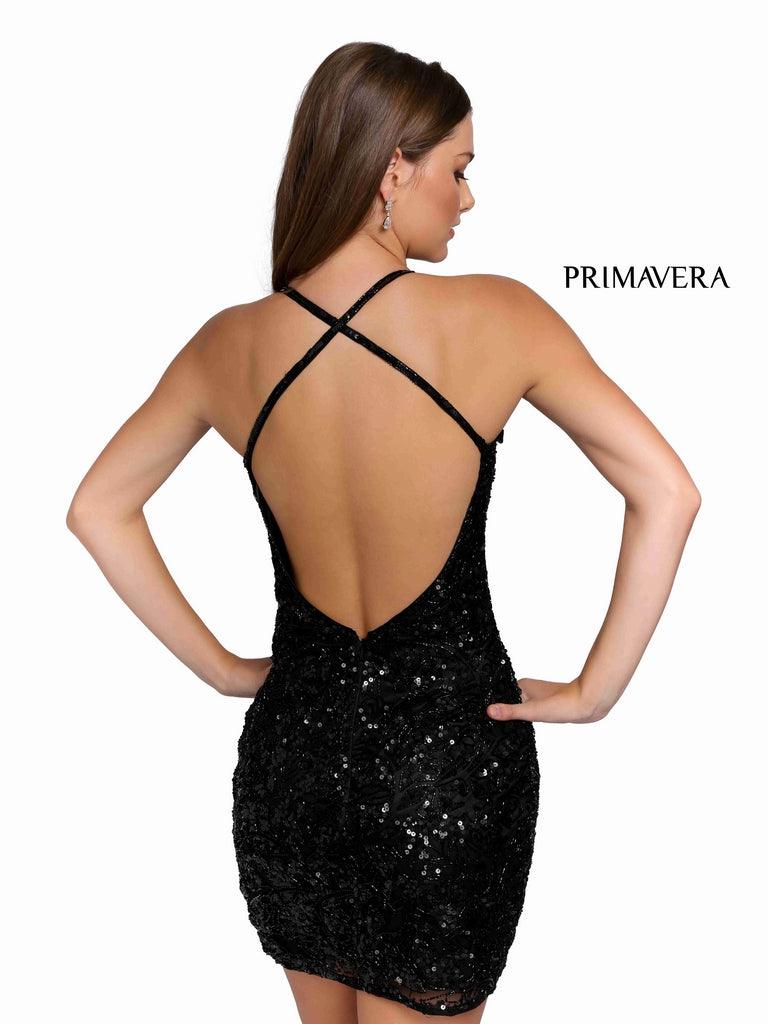 Primavera Couture Short Prom Fitted Dress 3832 - The Dress Outlet