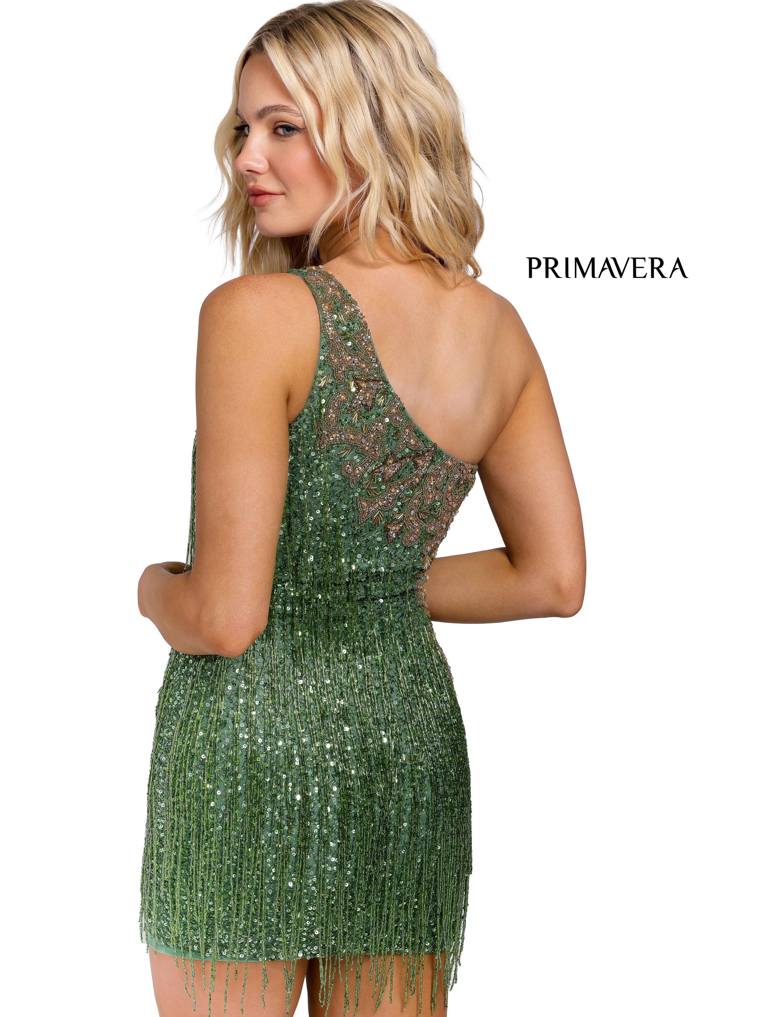 Primavera Couture Short Sequins Prom Dress 3556 - The Dress Outlet