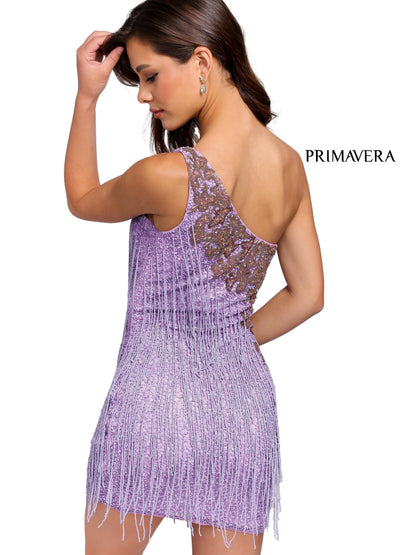 Primavera Couture Short Sequins Prom Dress 3556 - The Dress Outlet