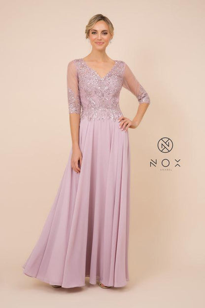 Prom Long Dress Evening Long Sleeve Gown Sale - The Dress Outlet