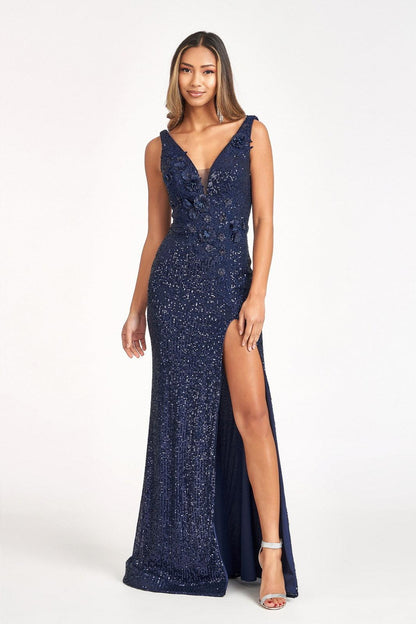 Prom Long Formal Sleeveless Evening Dress - The Dress Outlet