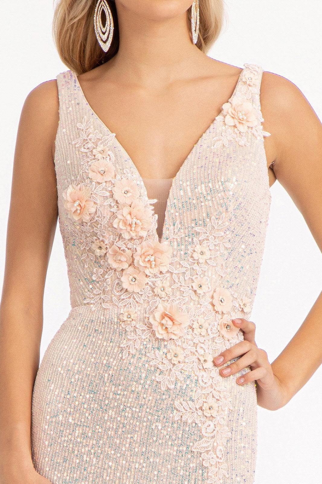 Prom Long Formal Sleeveless Evening Dress - The Dress Outlet