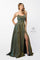 Prom Long Formal Spaghetti Strap Metallic Dress - The Dress Outlet