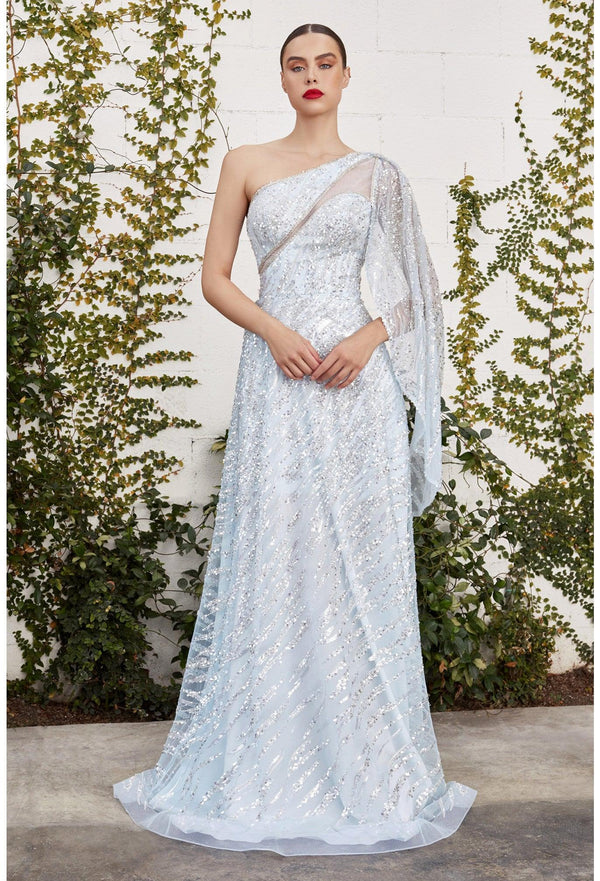 Andrea & Leo A1064 Prom Long One Shoulder Formal Dress