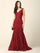 Prom Long Sleeveless Formal Fitted Lace Dress - The Dress Outlet