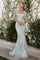 Andrea & Leo CDA1076 Prom Long Strapless Formal Bolero Cape Dress Sage