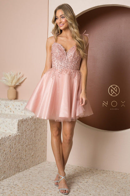 Prom Short Homecoming Cocktail Dress F732 - The Dress Outlet
