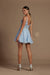 Prom Short Homecoming Glitter Dress - The Dress Outlet