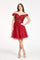 Prom Short Off Shoulder Homecoming Cocktail Dress - The Dress Outlet
